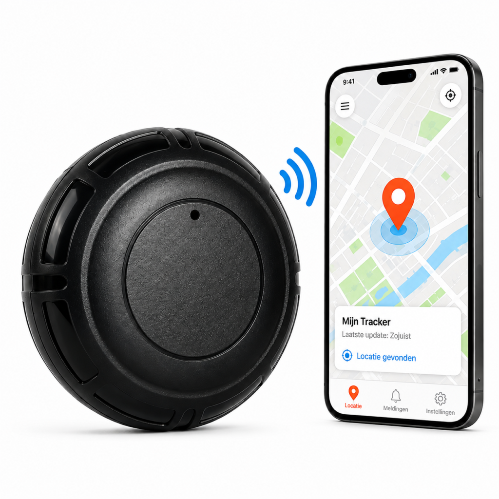 Magnetische GPS tracker zonder abonnement voor Android en iOS
